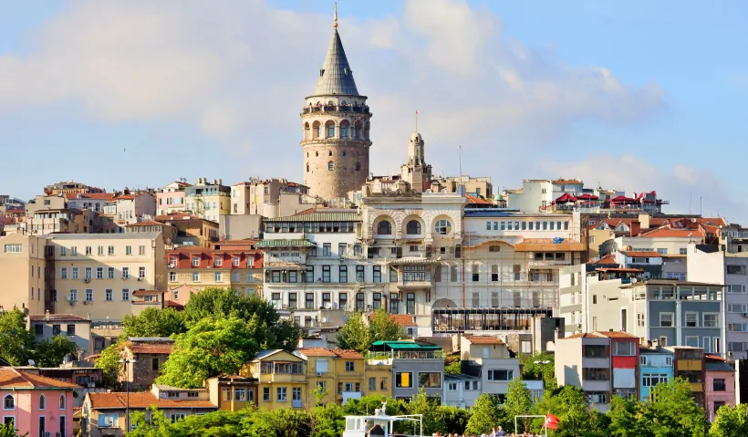 A breathtaking view of Galata Tower, one of the world