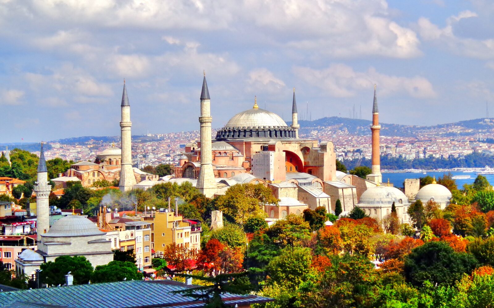 Aerial view of Istanbul