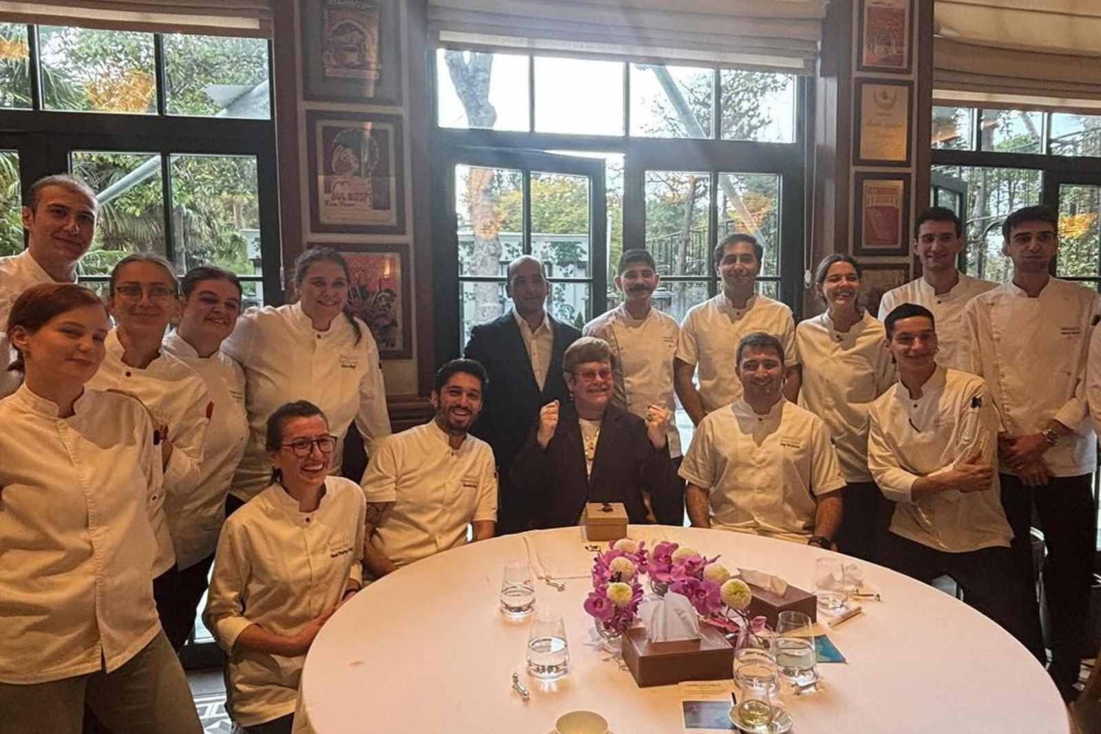 Sir Elton John, vegan fine dining restaurant