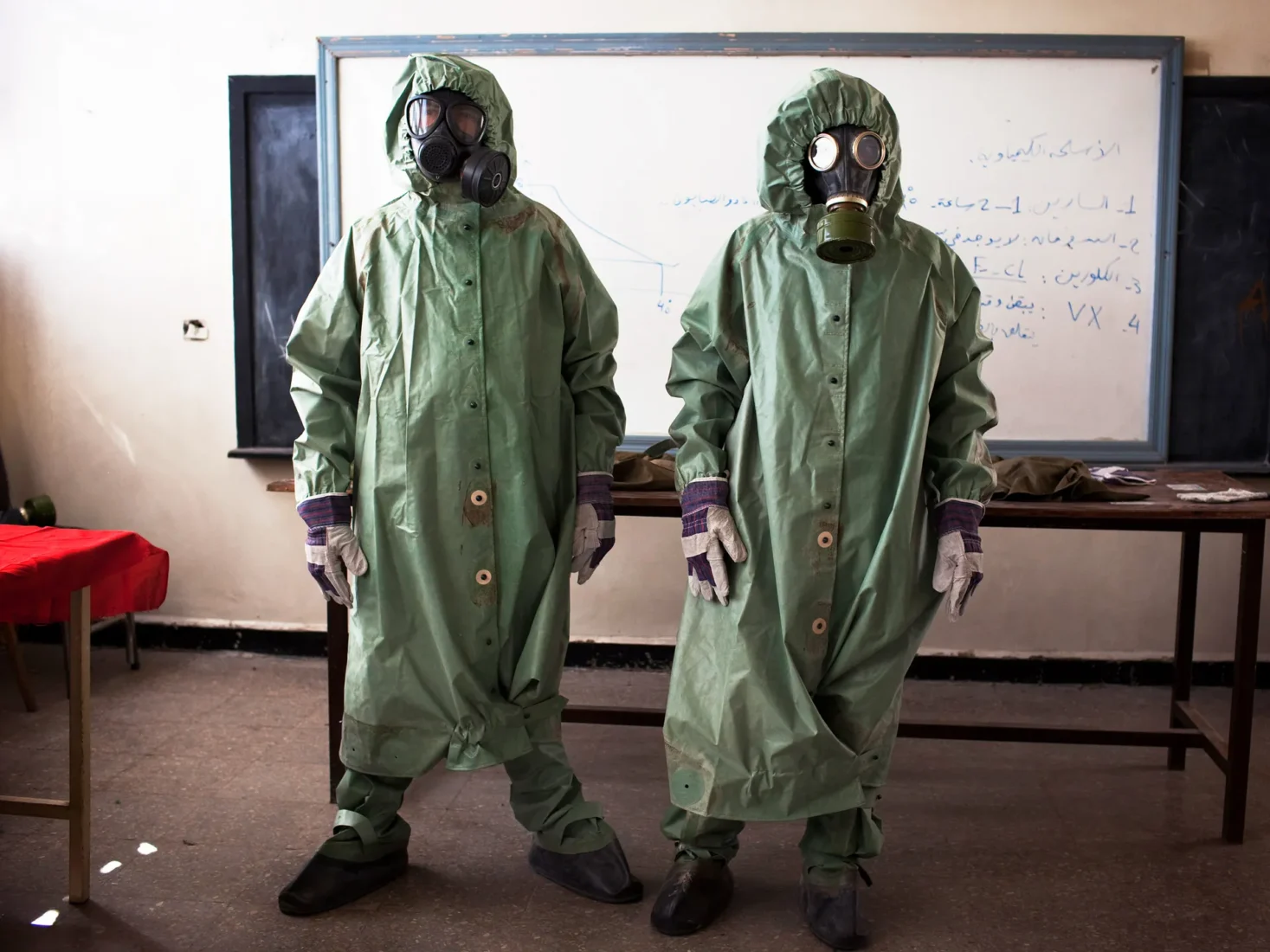 Inspectors report over 100 suspected chemical weapons sites in Syria
