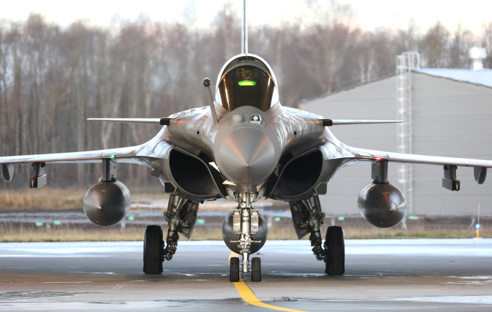 A Rafale B standard F4 fighter jet of France