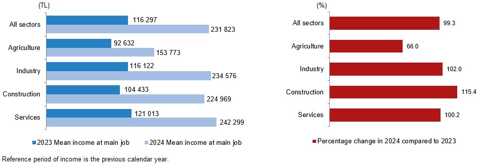 Türkiye's annual household income soars nearly 107% in 2024: TurkStat