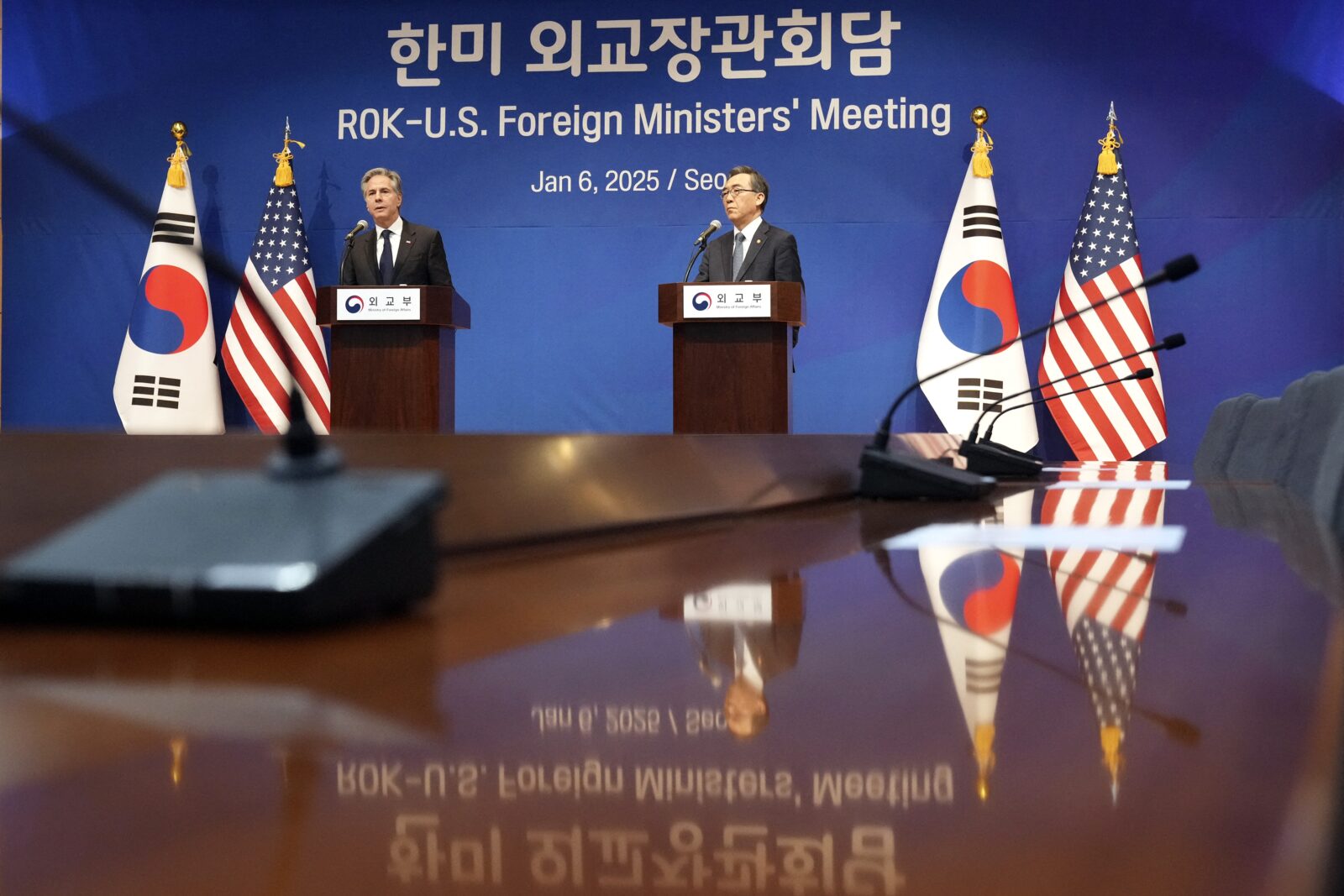 N. Korea launches missile, escalating tensions during Blinken's visit to S. Korea