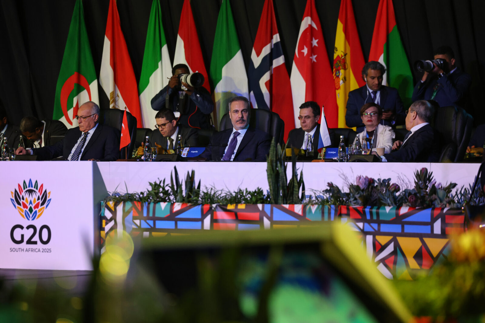 'Palestinian lands non-negotiable': FM Fidan reaffirms Türkiye’s strong stance at G20 meeting