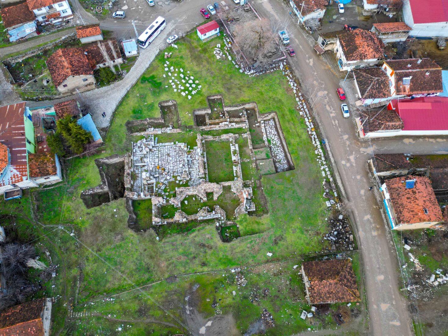 The ancient ruins of Sebastapolis, a site where gladiators once fought, in Tokat
