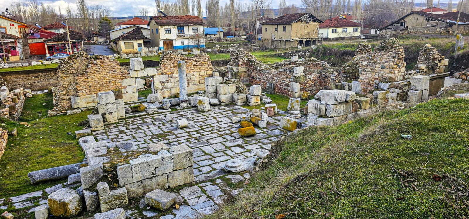 The ancient ruins of Sebastapolis, a site where gladiators once fought, in Tokat