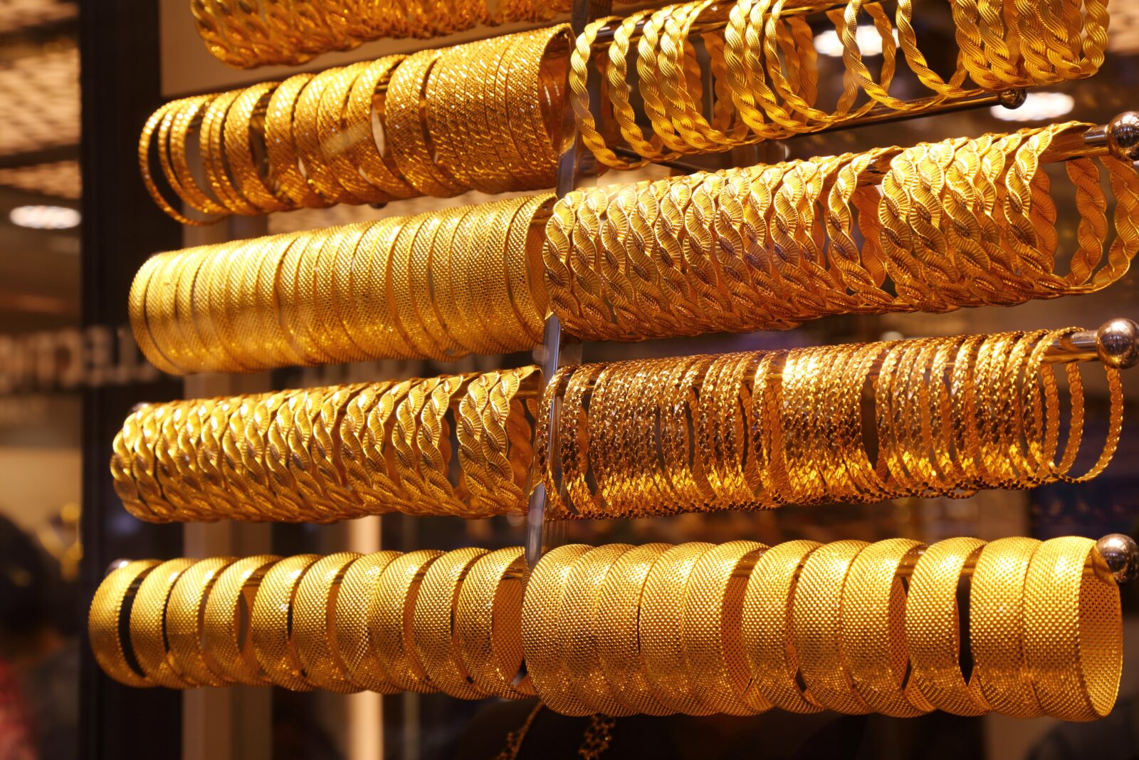 Gold jewelry at Grand Bazaar