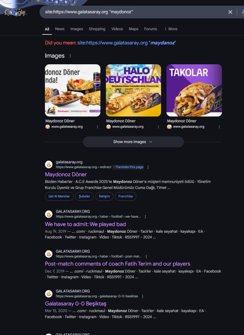 Digital trail reveals Turkish football club Galatasaray’s denied connection to terror-linked doner chain