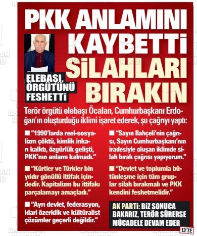 How Turkish media covered Ocalan's historic call for PKK terrorist group dissolution