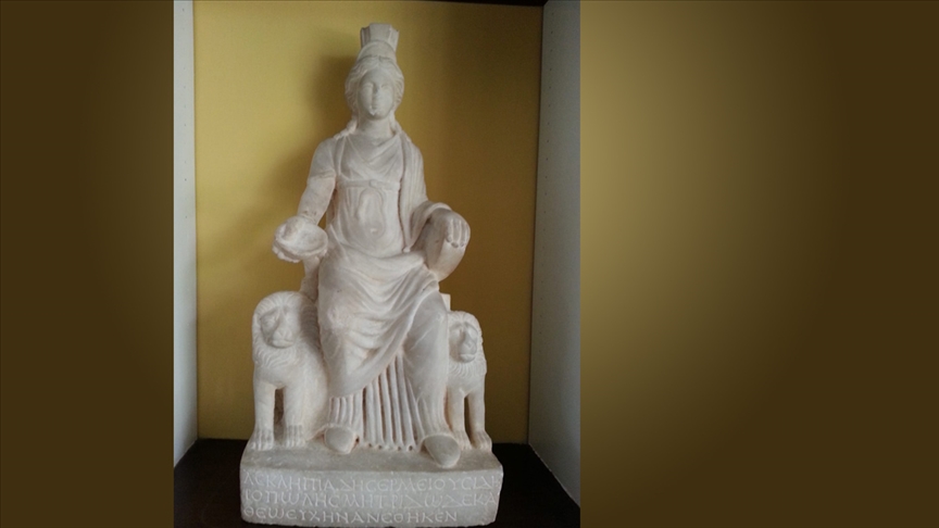Kybele statue was brought back from U.S. after being smuggled from Türkiye in the 1970s
