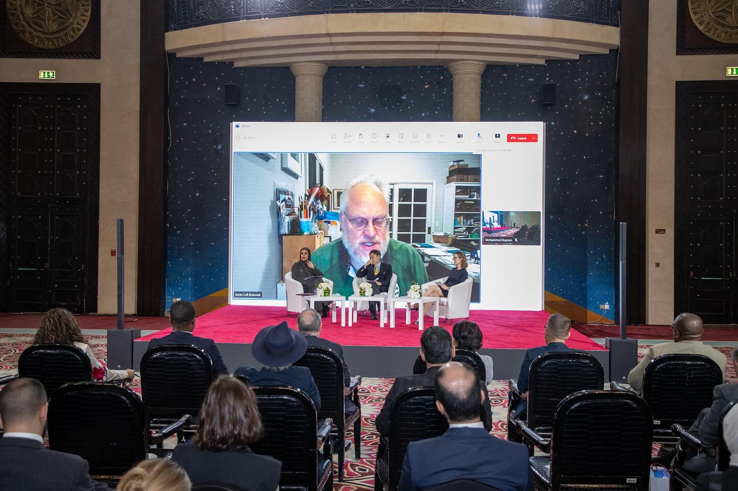 A panel discussion titled 