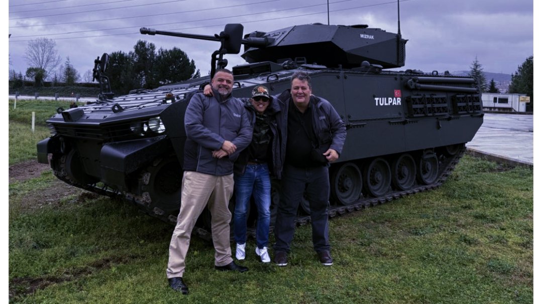 Turkish Otokar showcases Tulpar armored vehicle to Brazilian delegation