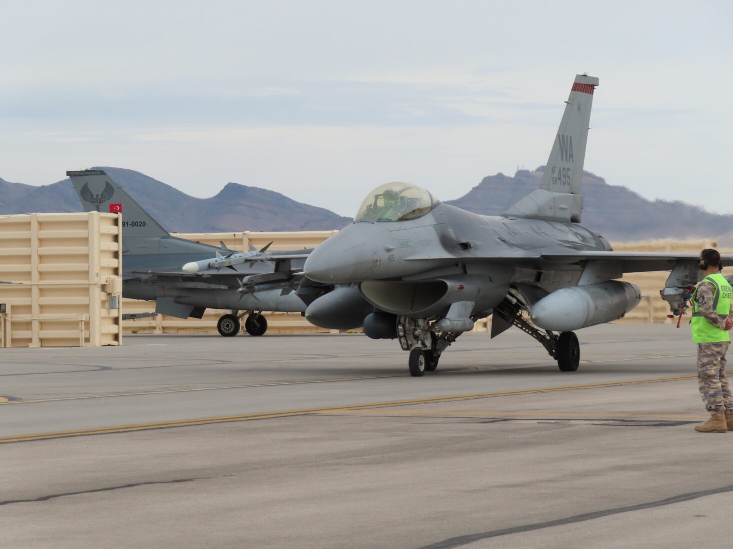 Turkish Air Force joins Red Flag-2025/2 exercise with 5 F-16s, 71 personnel