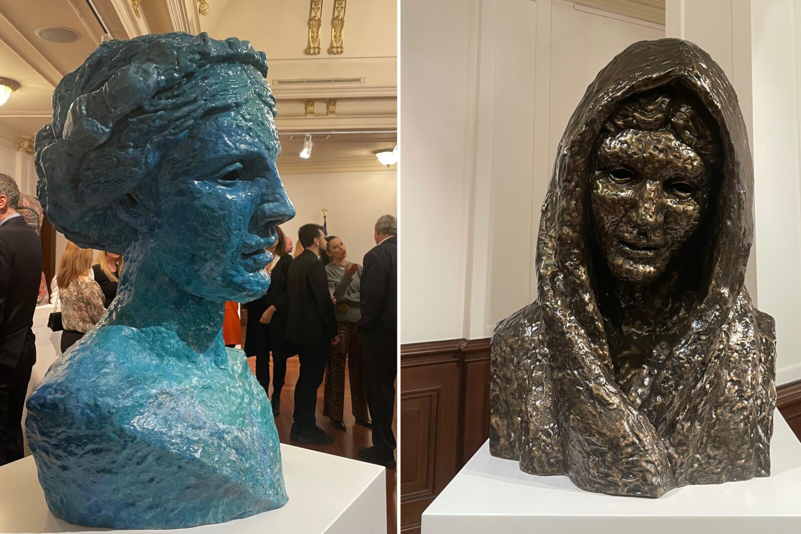Artwork by George Petridis displayed in the 