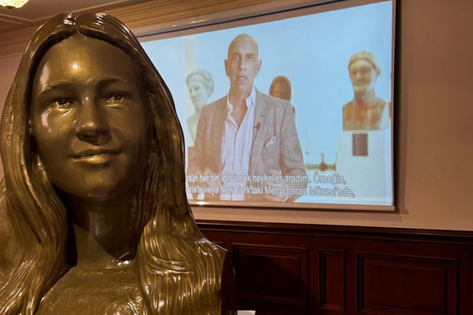 Artwork by George Petridis displayed in the 