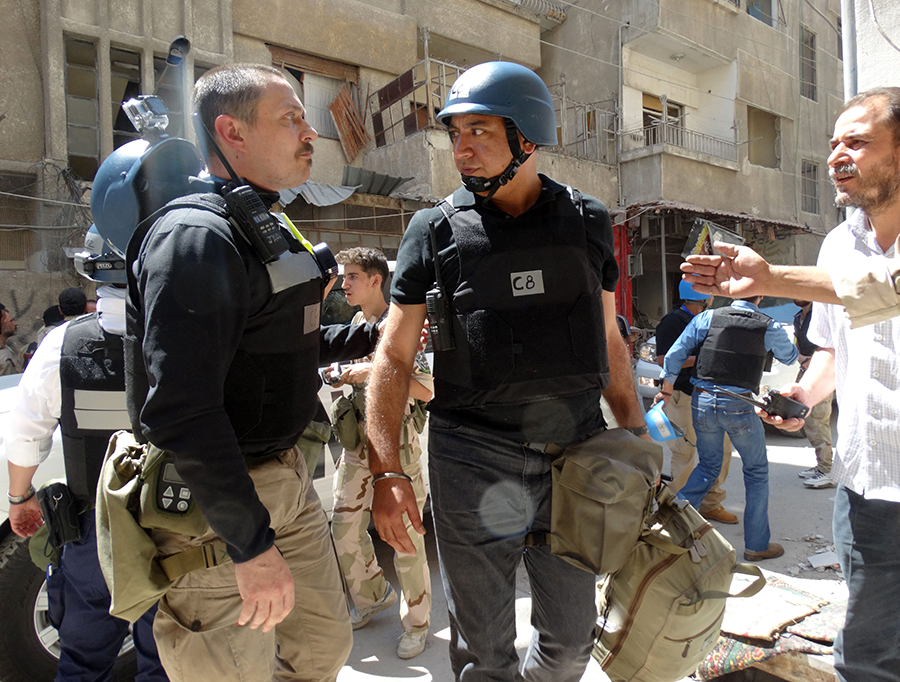 Inspectors report over 100 suspected chemical weapons sites in Syria