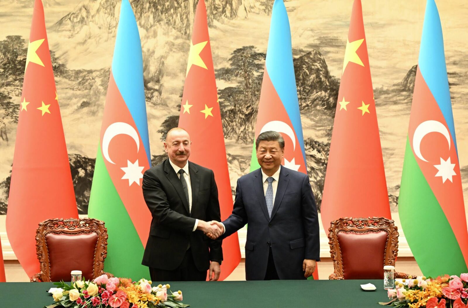 Azerbaijan, China sign strategic partnership declaration and visa waiver agreement