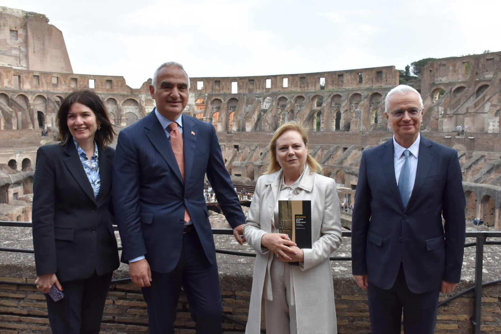 Turkish Culture and Tourism Minister Ersoy attends closing ceremony of Gobeklitepe Exhibition in Italy