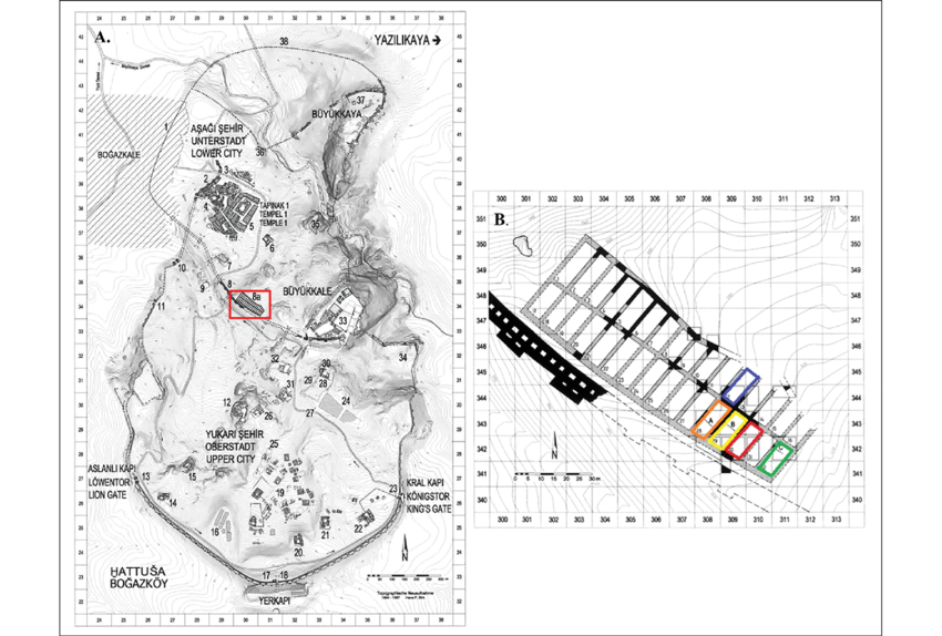 Plan of Hattusa 