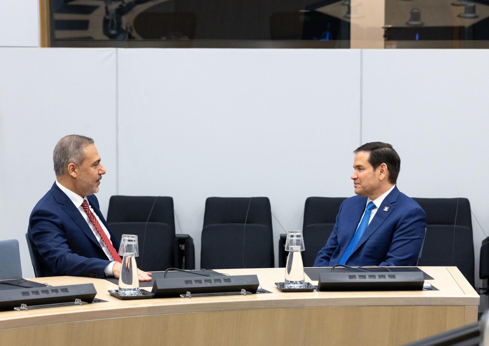 Foreign Minister Hakan Fidan and U.S. Secretary of State Secretary Marco Rubio meet as part of NATO Foreign Ministers Meeting in Brussels