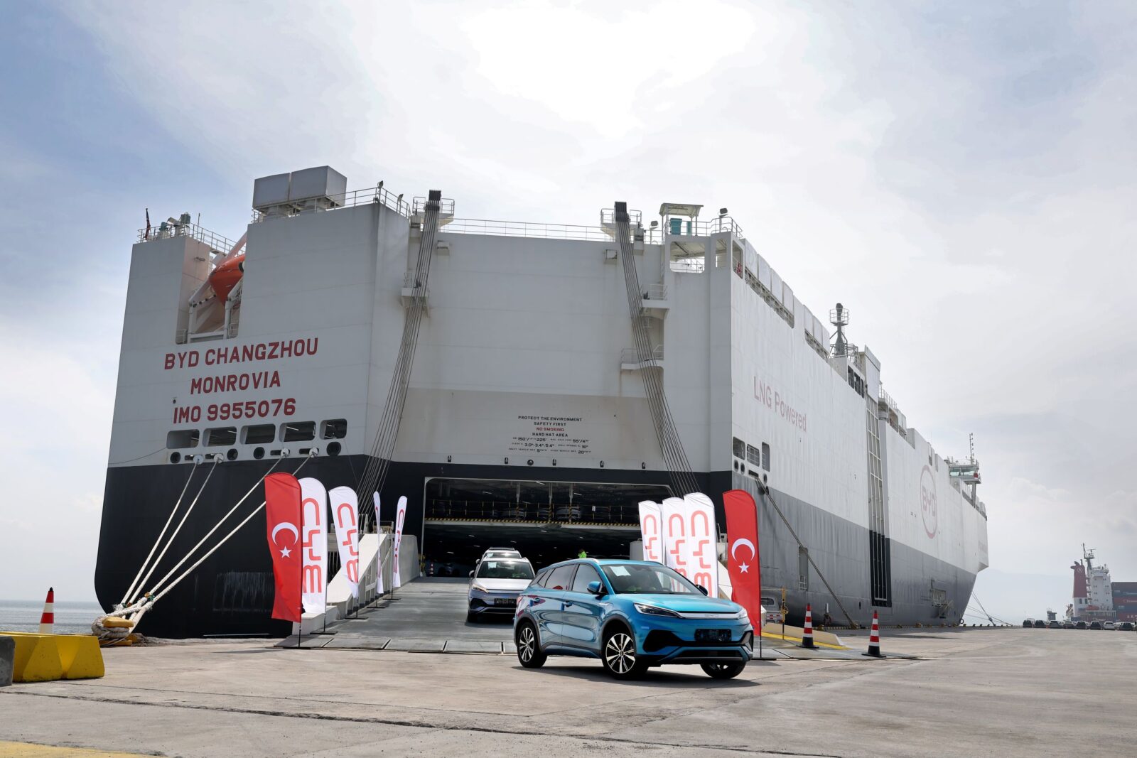 Chinese BYD ships 7,000 vehicles to Türkiye, creates buzz on Turkish social media