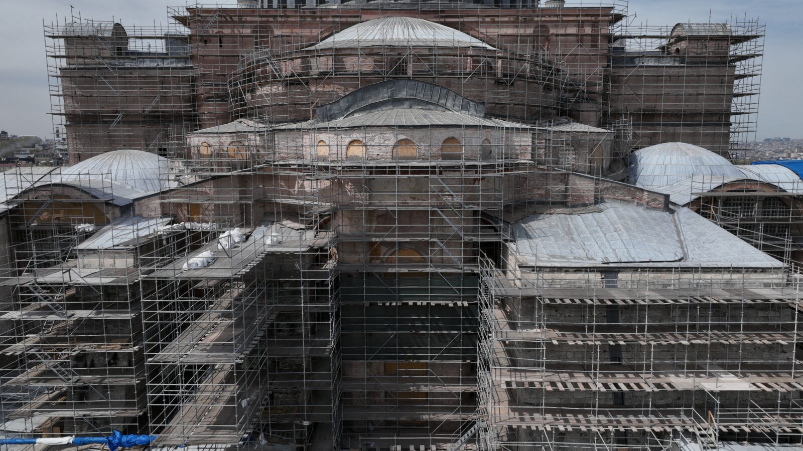Hagia Sophia domes reinforced for earthquake protection