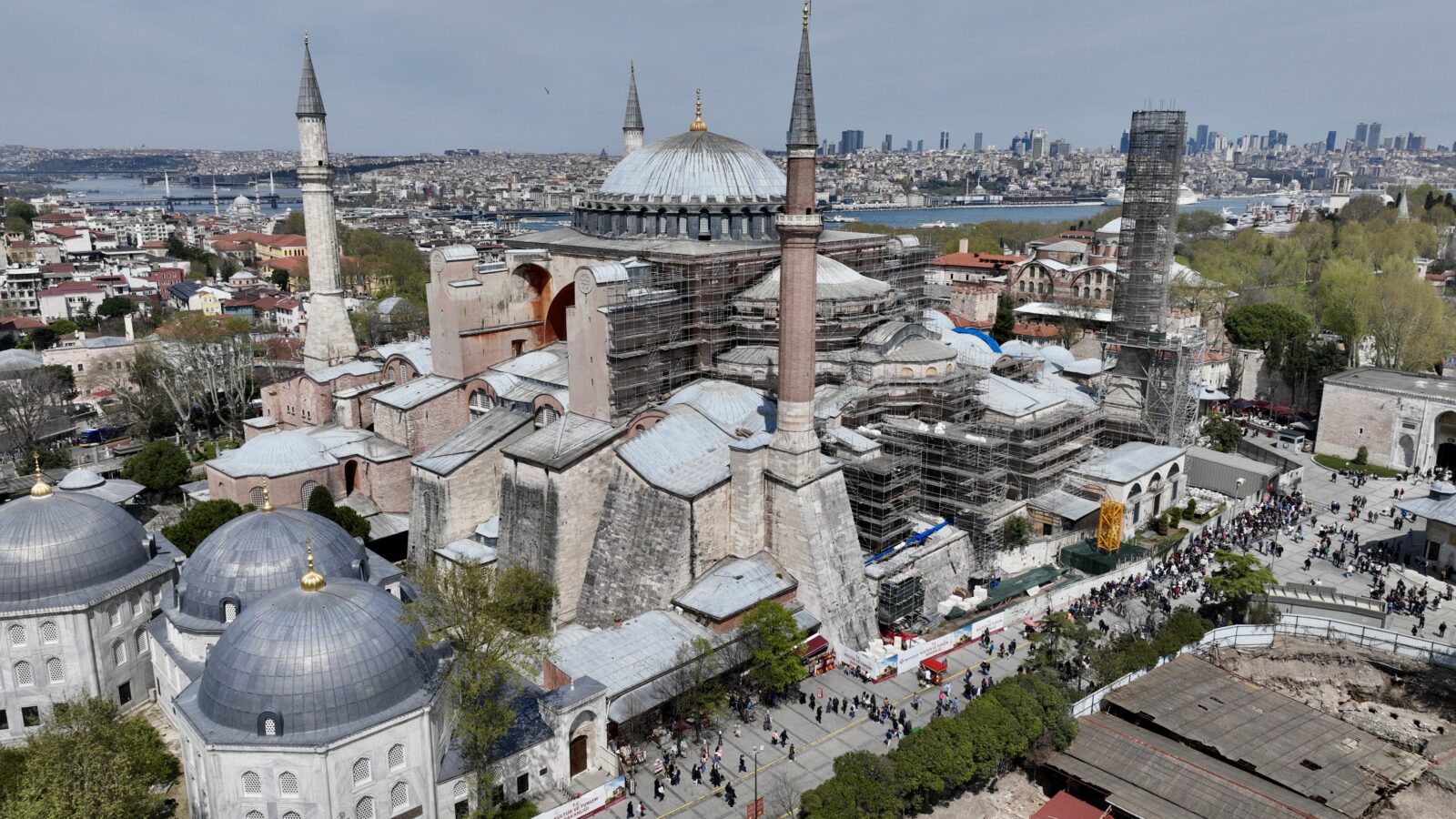 Hagia Sophia domes reinforced for earthquake protection