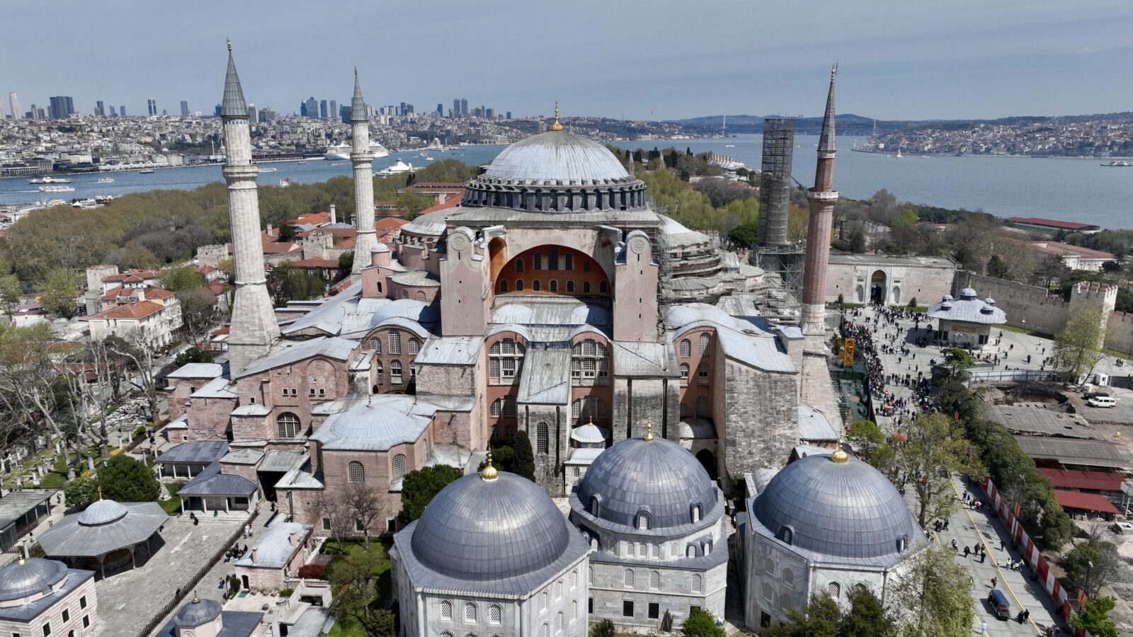 Hagia Sophia domes reinforced for earthquake protection