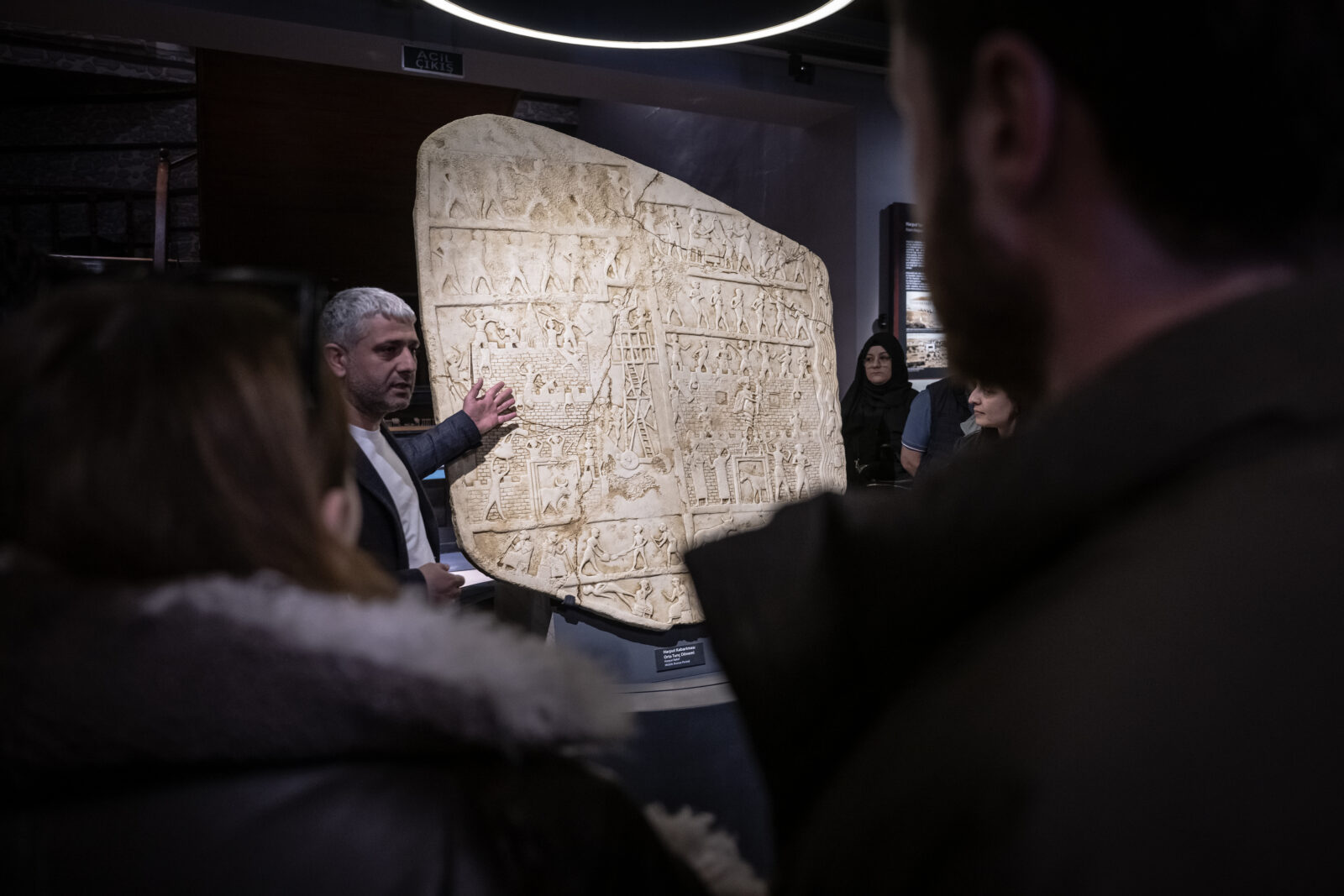 Passengers visit historical and touristic places