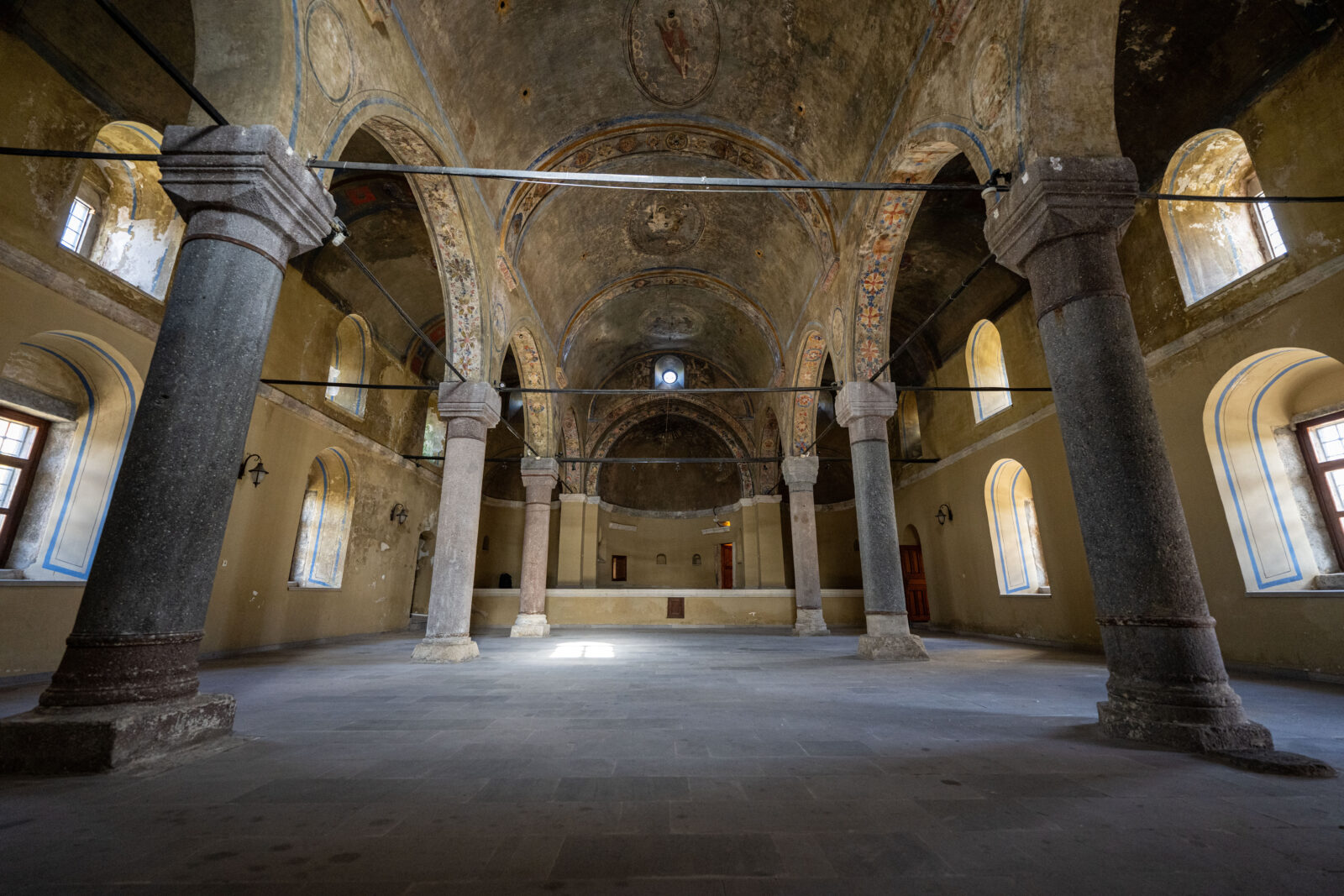 Interior view of the Cesmeli Church in Karaman, Turkey