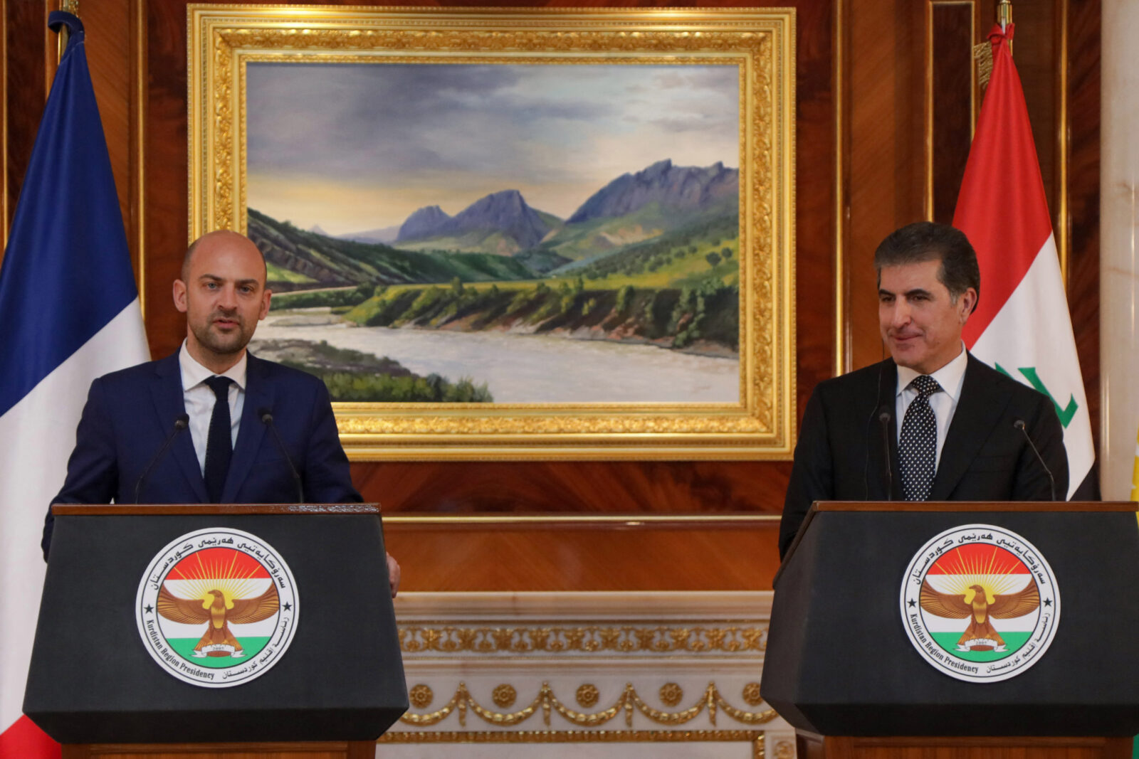French FM Barrot meets terrorist group SDF ringleader during Iraq visit