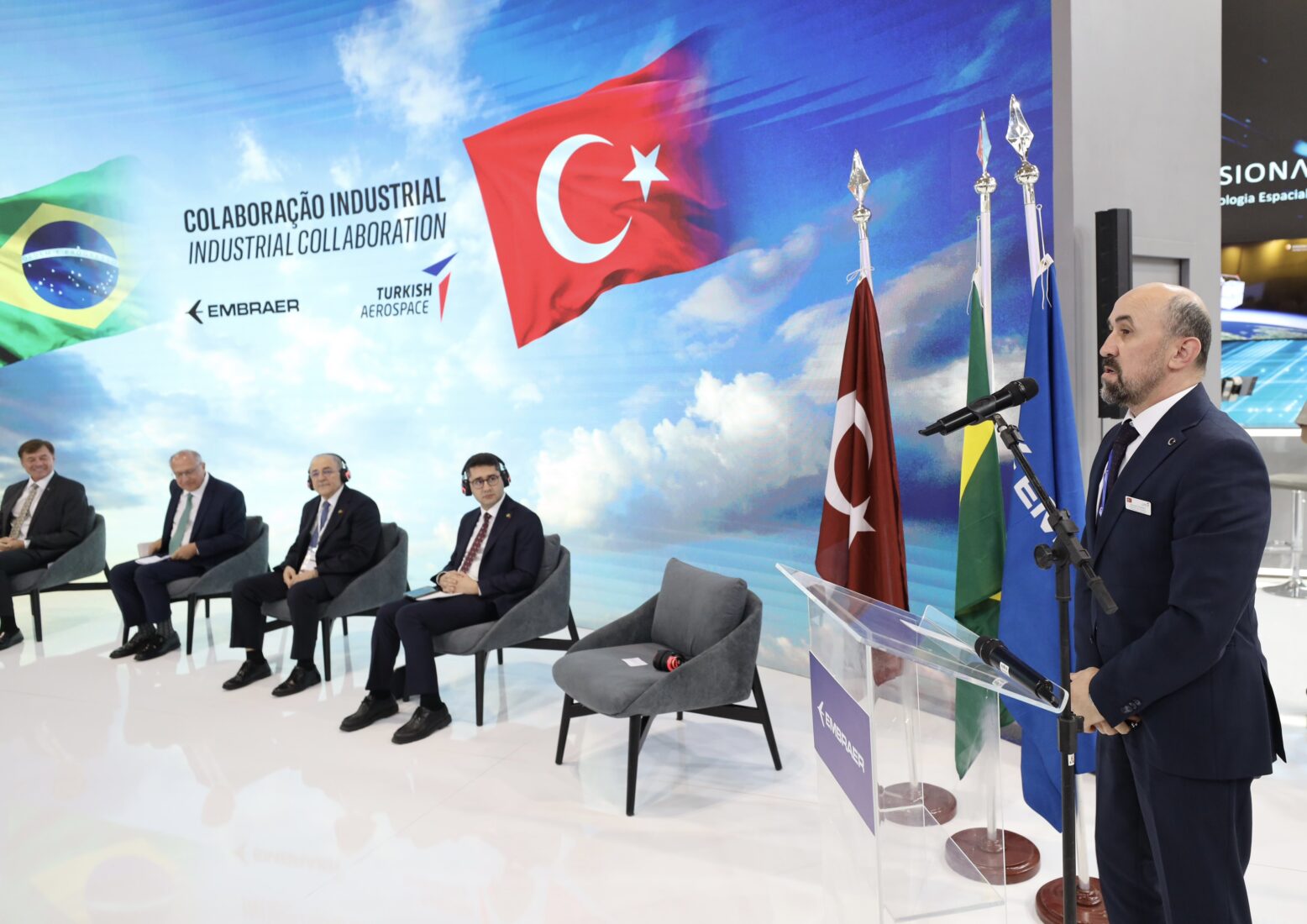 Turkish Aerospace Industries, Embraer sign MoU for industrial cooperation