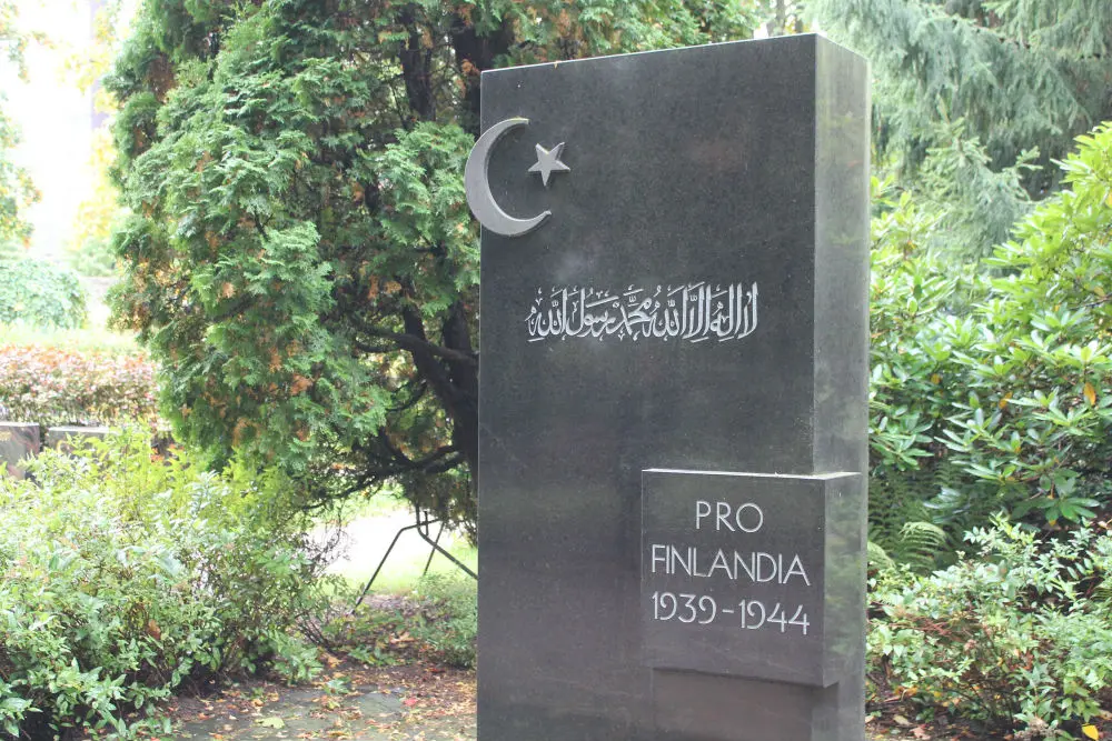 War memorial in the Islamic cemetery 