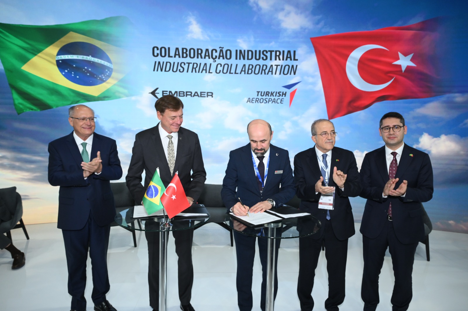 Turkish Aerospace Industries, Embraer sign MoU for industrial cooperation