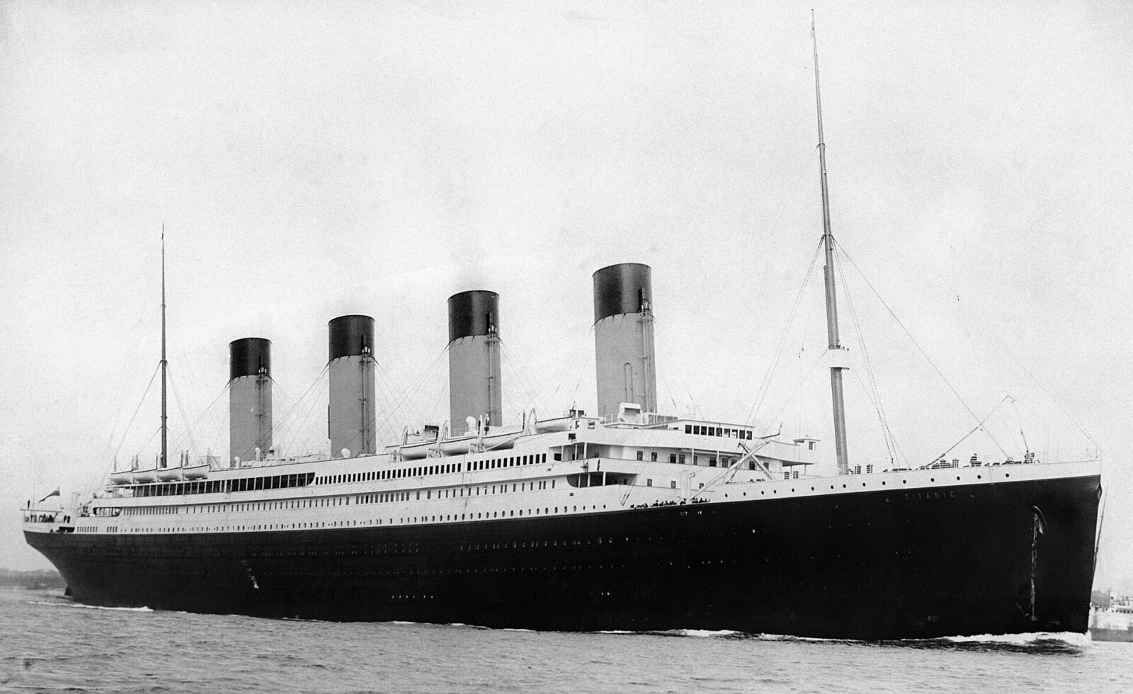 RMS Titanic departing Southampton