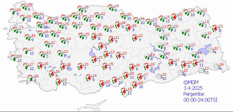 Continuous rain to impact 78 Turkish cities: Attention Istanbul, Ankara and Bursa