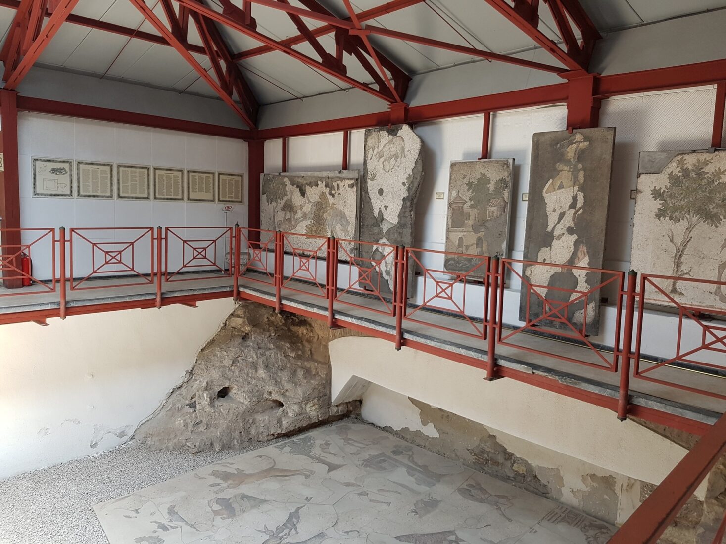 General view of the Great Palace Mosaic Museum